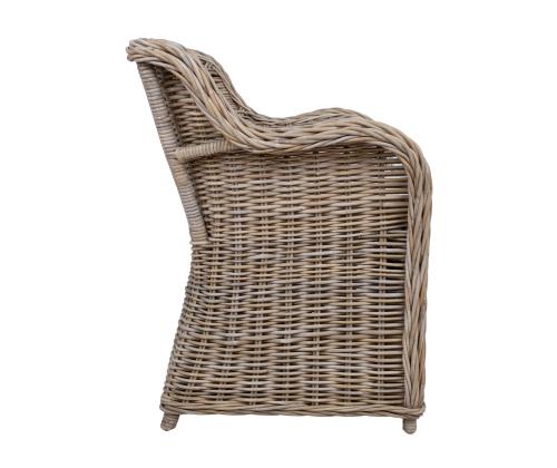 Tugitool KATALINA 62x62xH83cm, naturaalne rotang