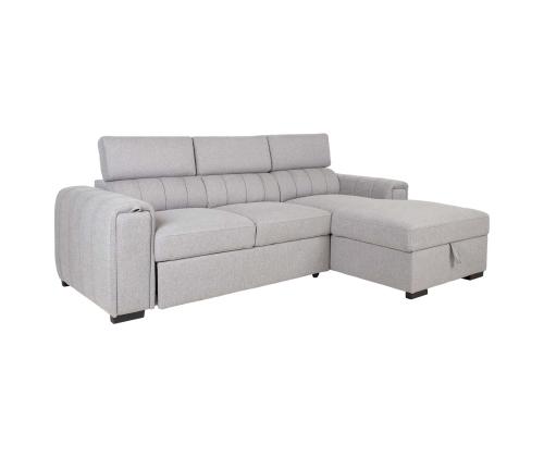 Nurgadiivanvoodi ODELIA PN 252x165xH82/100cm, hall