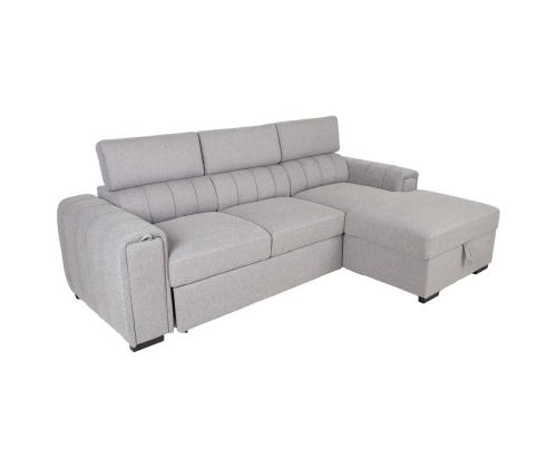 Nurgadiivanvoodi ODELIA PN 252x165xH82/100cm, hall