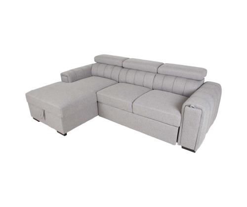 Nurgadiivanvoodi ODELIA VN 252x165xH82/100cm, hall