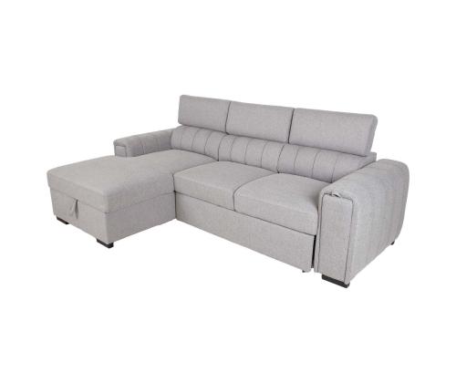 Nurgadiivanvoodi ODELIA VN 252x165xH82/100cm, hall