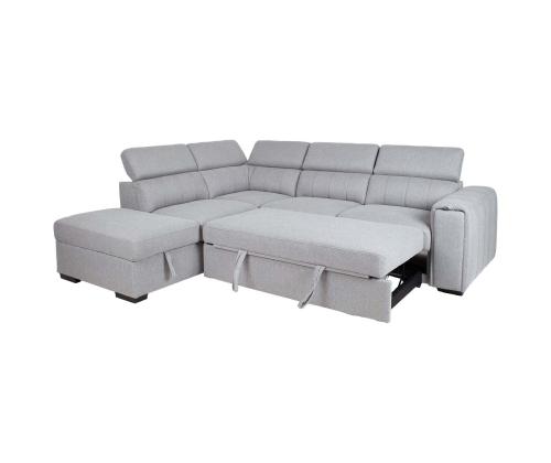 Nurgadiivanvoodi ODELIA-2 VN 263x227xH81/97cm, hall