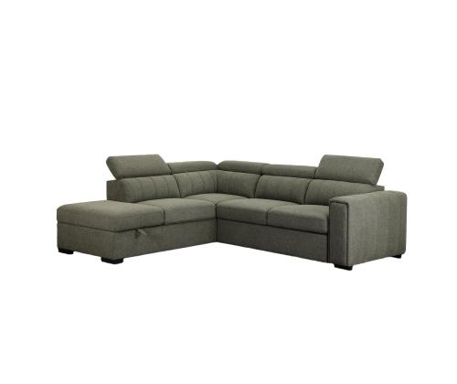 Nurgadiivanvoodi ODELIA-2 VN 263x227xH81/97cm, heleroheline