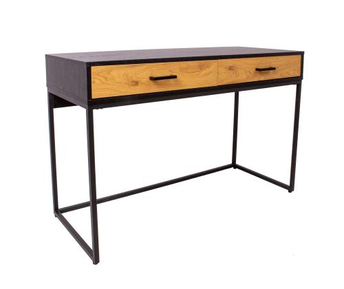 Kirjutuslaud AMSTERDAM 120x50xH79cm, tamm/must