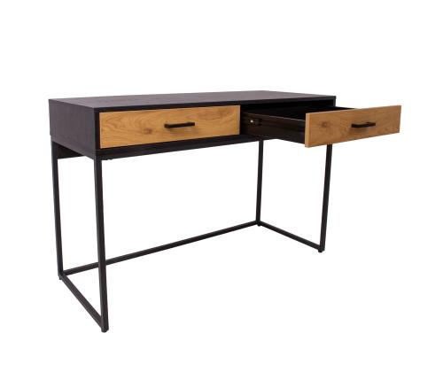 Kirjutuslaud AMSTERDAM 120x50xH79cm, tamm/must