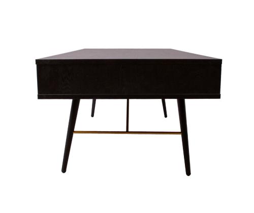 Diivanilaud LUXEMBOURG 115x60xH45cm, must melamiin