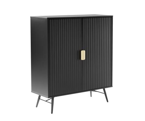 Kummut PIXAR 100x40xH115cm, must