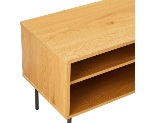 TV laud LINE 120x40xH50cm, tammedekooriga melamiin