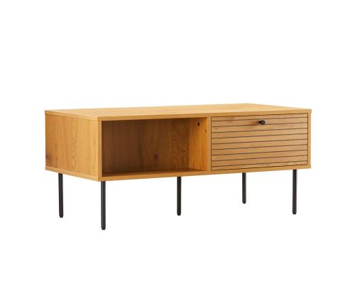 Diivanilaud LINE 100x50xH45cm, tammedekooriga melamiin