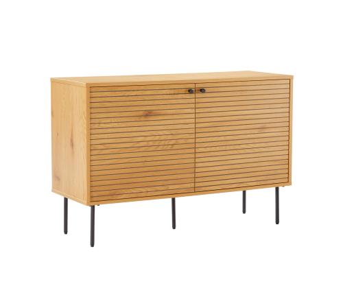 Kummut LINE 110x40xH74cm, tammedekooriga melamiin