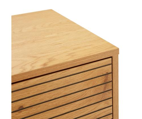 Kummut LINE 120x40xH75cm, tammedekooriga melamiin