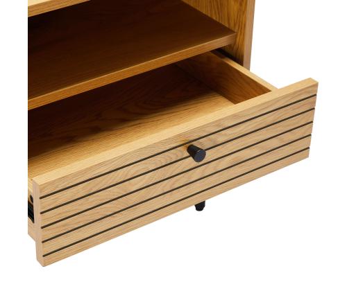 Öökapp LINE 50x40xH50cm, tammedekooriga melamiin