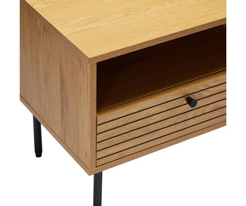 Öökapp LINE 50x40xH50cm, tammedekooriga melamiin