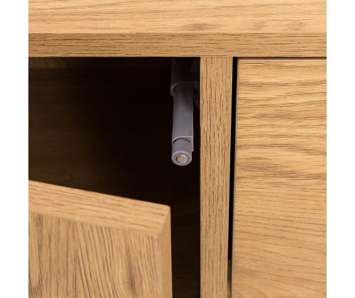 Kummut SACHA 160x40xH74cm, tammedekooriga melamiin