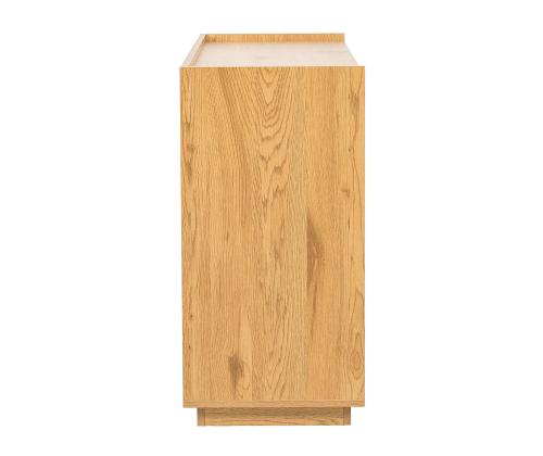 Kummut SACHA 120x40xH80cm, tammedekooriga melamiin