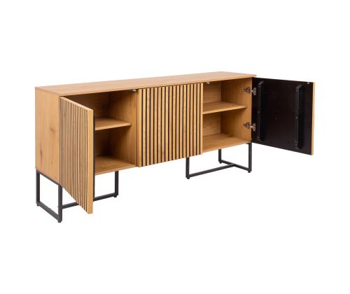 Kummut HAMPTON 160x40xH80cm, tammedekooriga melamiin