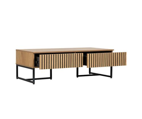 Diivanilaud HAMPTON 120x60xH40cm, tammedekooriga melamiin