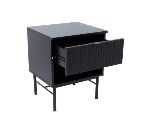 Öökapp SEQUENCE 45x40xH55cm, must 3D