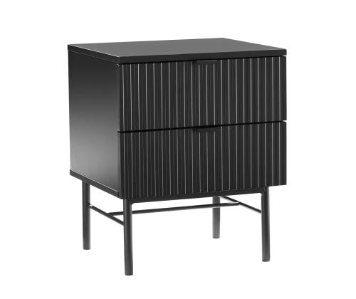 Öökapp SEQUENCE 2-sahtliga 45x40xH55cm, must