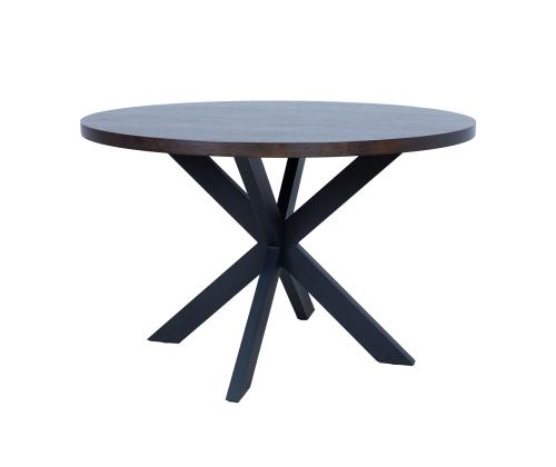 Söögilaud VANCOUVER D120xH75cm, must suitsutamm