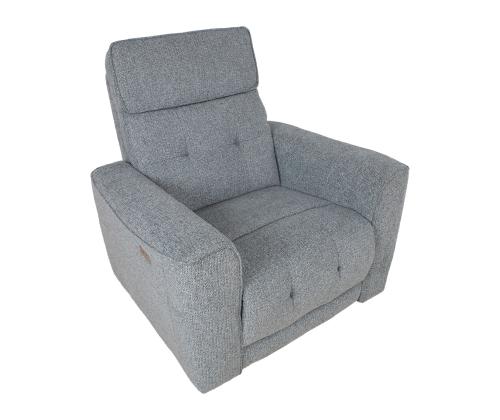 Tugitool BOSCO elektriline recliner 99x94xH102cm, sinakashall