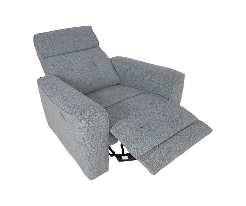Tugitool BOSCO elektriline recliner 99x94xH102cm, sinakashall