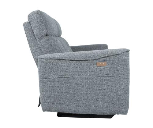 Diivan BOSCO 2,5-kohaline elektriline recliner 198x94xH102cm, sinakashall