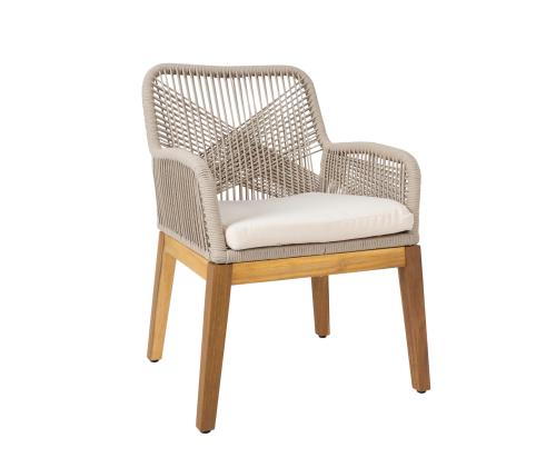 Tool FLORIDA 66,5x57,5xH83cm, akaatsia, beež