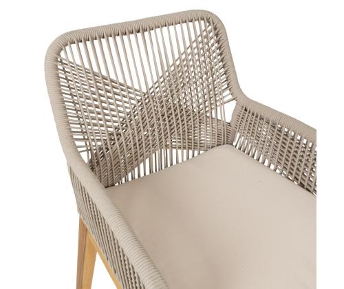 Tool FLORIDA 66,5x57,5xH83cm, akaatsia, beež