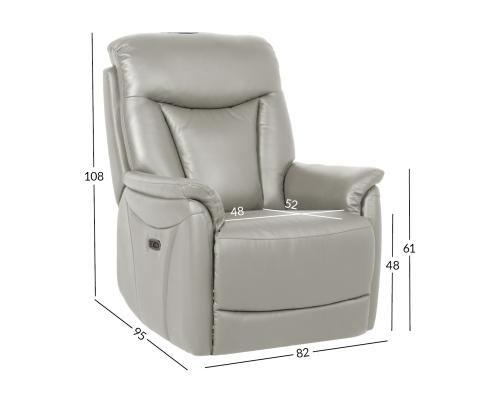 Tugitool BALDWIN elektriline lift recliner 82x95xH108cm, beež nahk