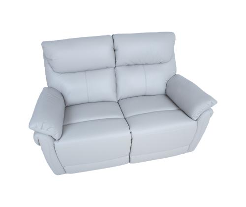 Diivan BOWEN 2-kohaline elektriline recliner 150x86xH102cm, beež naturaalne nahk