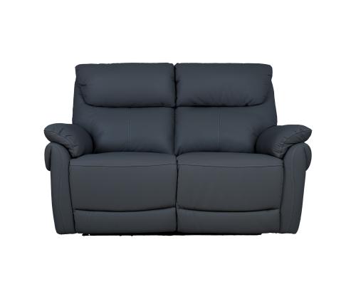 Diivan BOWEN 2-kohaline elektriline recliner 150x86xH102cm, tumehall naturaalne nahk