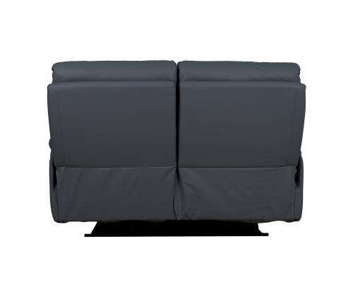 Diivan BOWEN 2-kohaline elektriline recliner 150x86xH102cm, tumehall naturaalne nahk