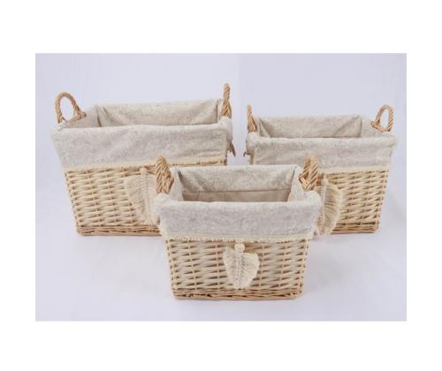 Korv WILLI TASSEL 44x33xH30cm