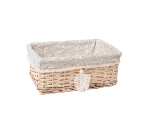 Korv WILLI TASSEL 38x25xH16cm