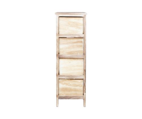 Kummut MIHKLI 4-sahtliga 26x32x81cm, naturaalne