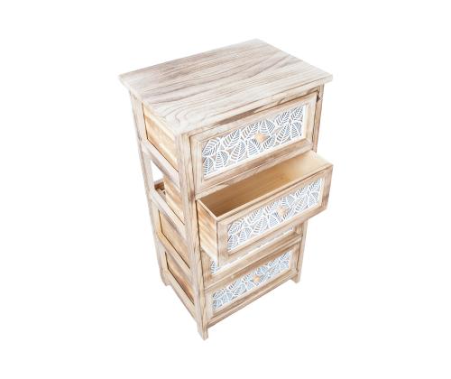 Kummut KASEKE 4-sahtliga 40x29x73cm, naturaalne