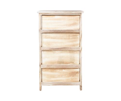 Kummut KASEKE 4-sahtliga 40x29x73cm, naturaalne