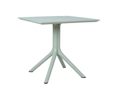 Laud MANGO 80x80xH75cm, rohekashall plastik