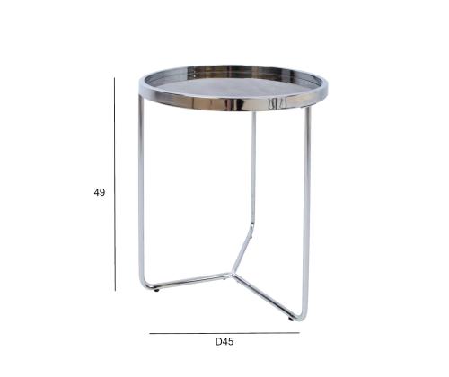 Abilaud ASTOR D45xH49cm, hall, klaas, terasjalad