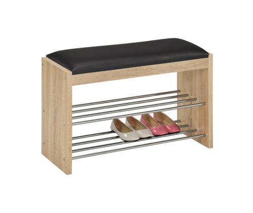 Jalatsiriiul-pink BENO 79,5x30xH50cm, hele tamm