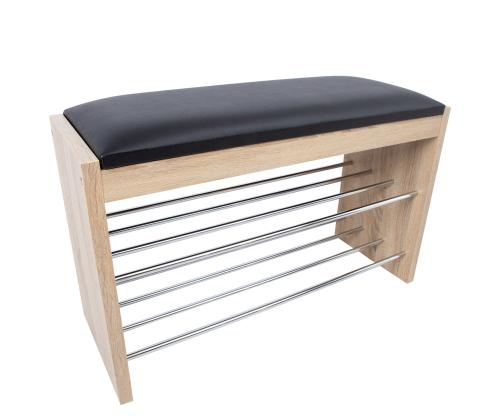 Jalatsiriiul-pink BENO 79,5x30xH50cm, hele tamm