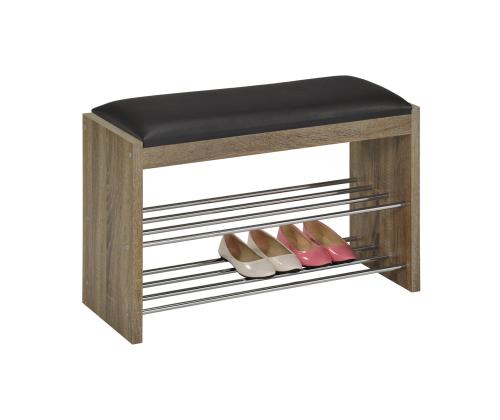 Jalatsiriiul-pink BENO 79,5x30xH50cm, tume tamm