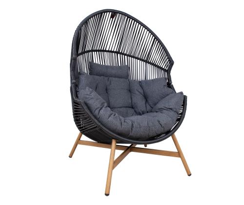 Puhketool HELSINKI 98x101xH142cm, must