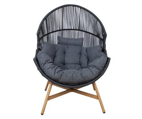 Puhketool HELSINKI 98x101xH142cm, must