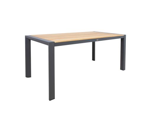 Laud TAMPERE 160x80xH75cm, tiik, alumiinium