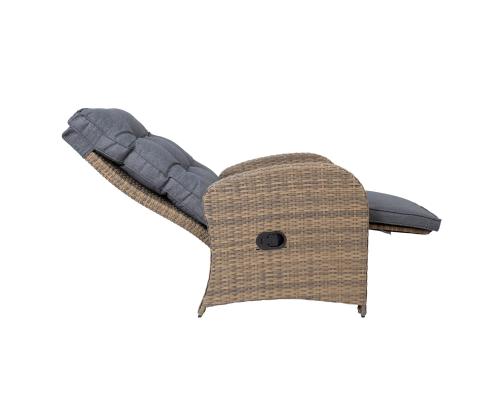 Tugitool MOOR recliner, pruun