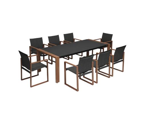 Aiamööblikomplekt DUISBURG laud ja 8 tooli