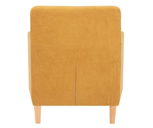 Tugitool LEENE kollane, 68,5x76xH84cm