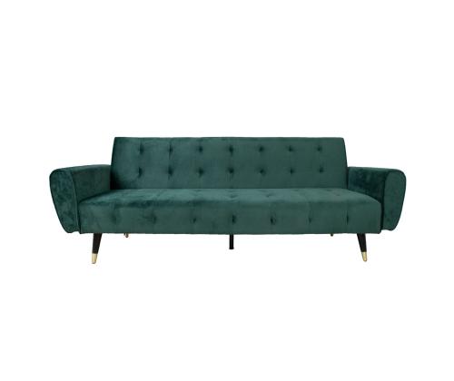 Diivanvoodi FALUN 214x83xH82cm, roheline samet